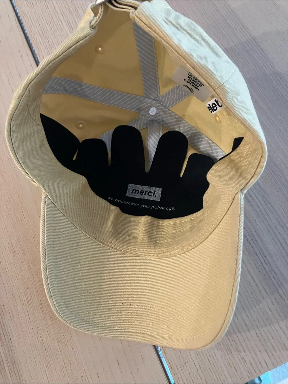 Tracksmith Pale Yellow Hat